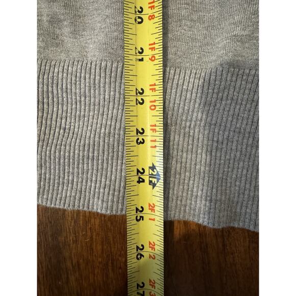 Philosophy Long Sleeve Cardigan Sweater Minimalist New Romanticism Mist Grey 2XL - Picture 4 of 8